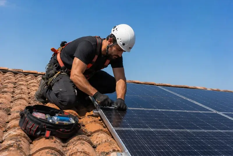 Maintenance et monitoring de panneaux solaires à Échalas