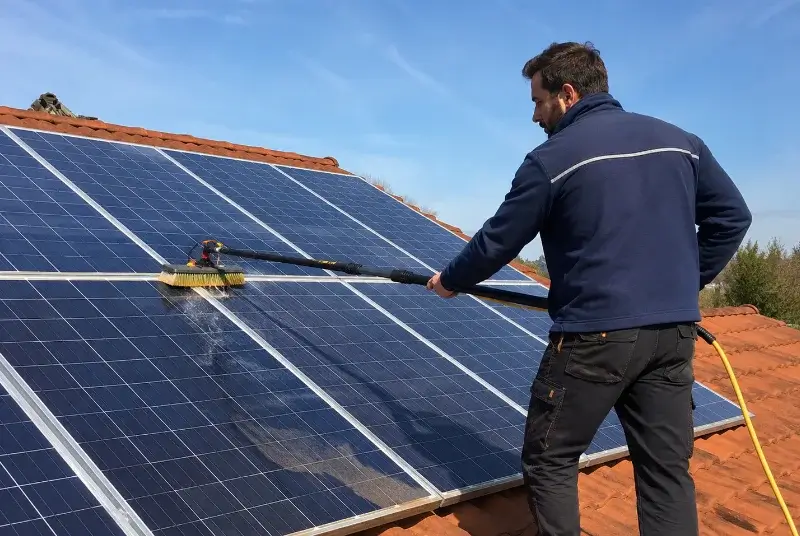 Nettoyage et entretien de panneaux solaires à Échalas